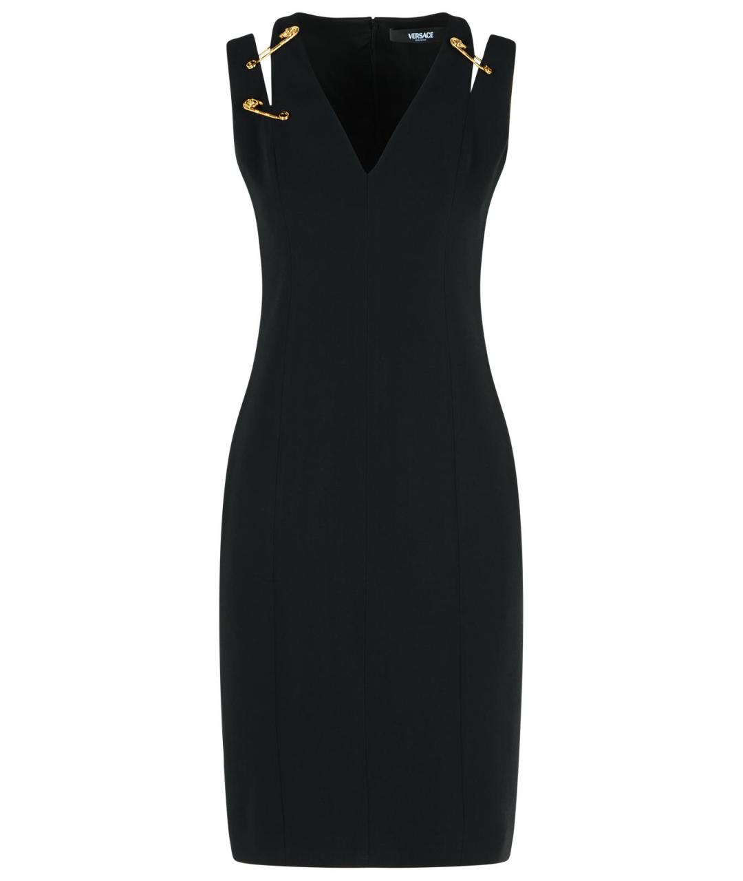 VERSACE Черное коктейльное платье, фото 1