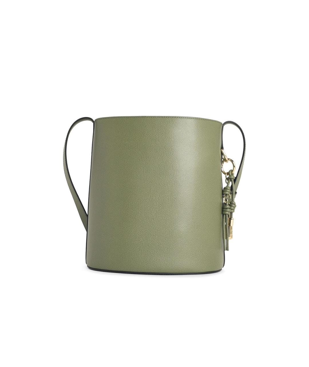 FURLA Зеленая кожаная сумка через плечо, фото 3