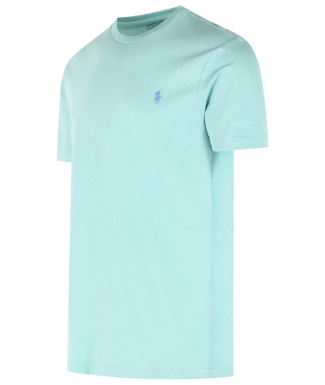POLO RALPH LAUREN Зеленая хлопковая футболка, фото 2