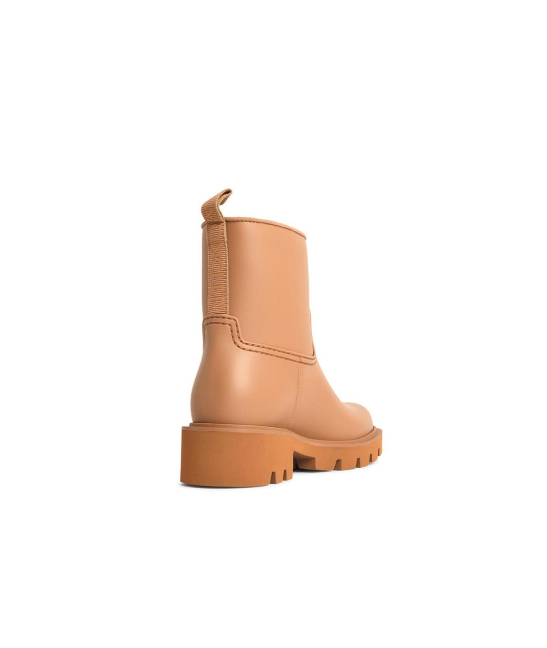 MONCLER Бежевые синтетические ботинки, фото 3