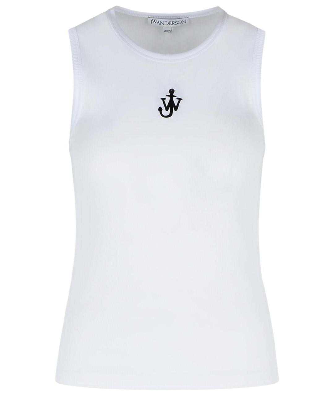 J.W.ANDERSON Белая хлопковая майка, фото 1