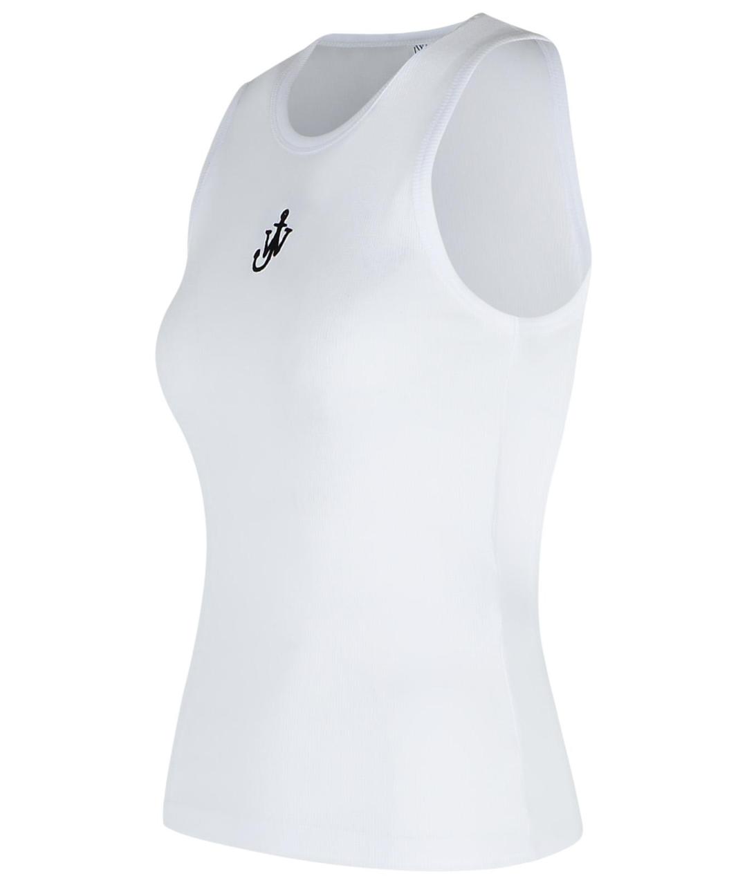 J.W.ANDERSON Белая хлопковая майка, фото 2