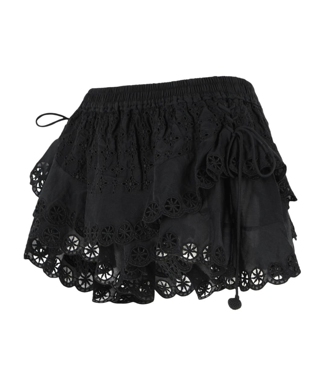 ISABEL MARANT Черные хлопковые шорты, фото 2