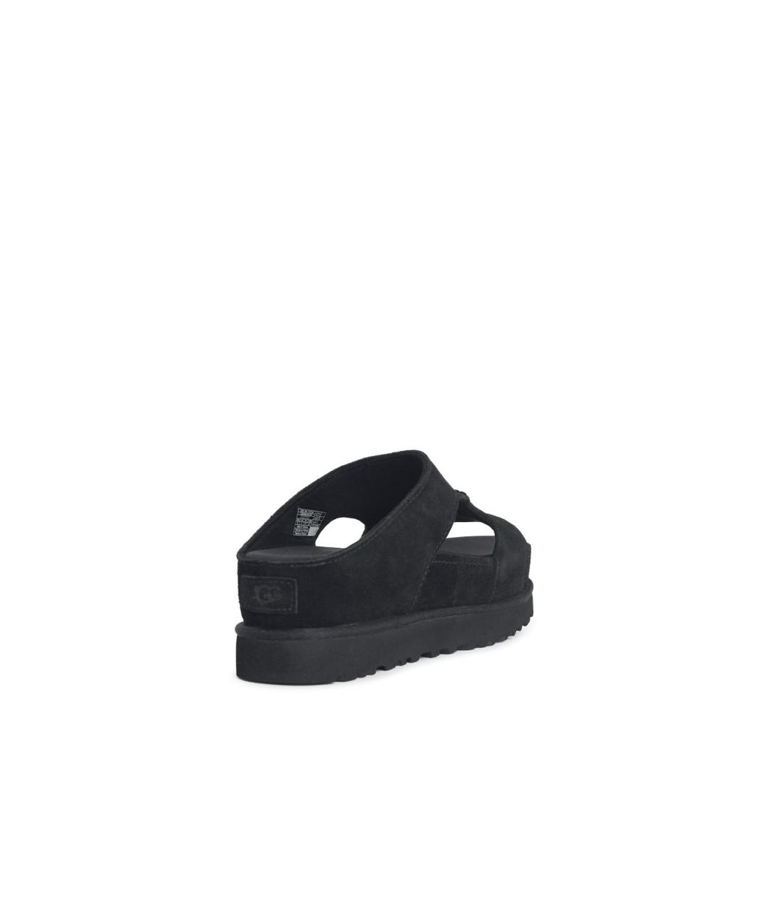 UGG AUSTRALIA Черные замшевые мюли, фото 3