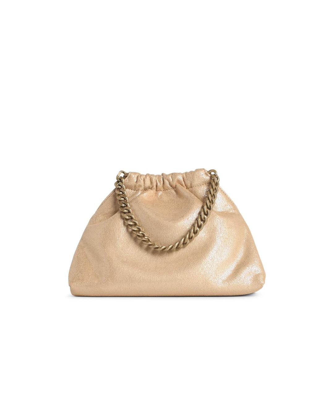 STELLA MCCARTNEY Золотая синтетическая сумка тоут, фото 3