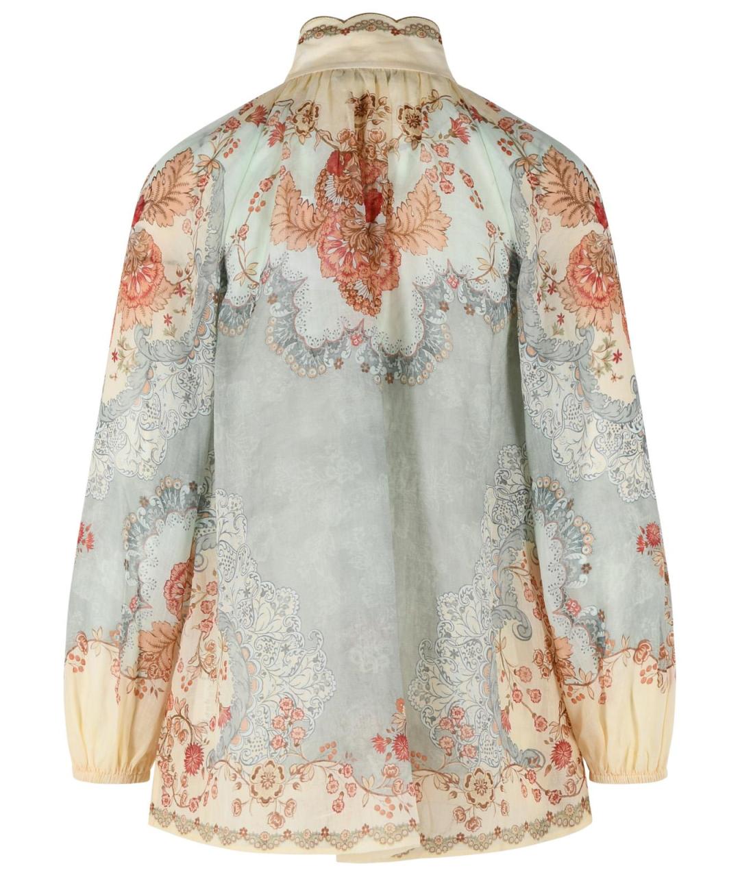 ZIMMERMANN Мульти шелковая блузы, фото 3