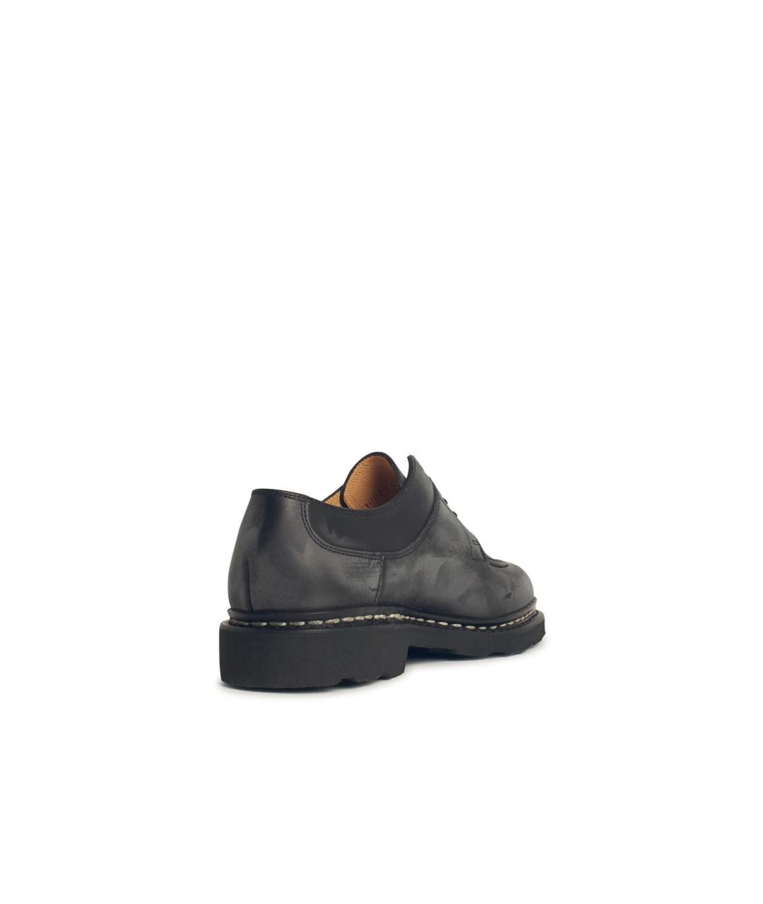 PARABOOT Черные кожаные туфли, фото 3