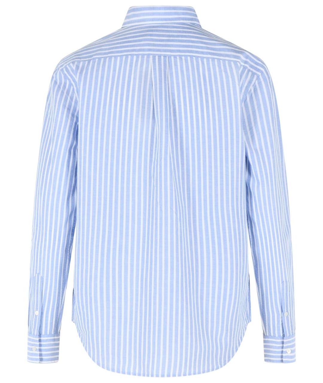 POLO RALPH LAUREN Голубая хлопковая рубашка, фото 3