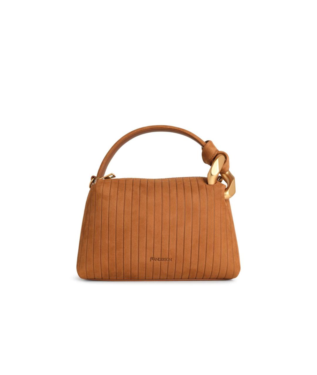 J.W.ANDERSON Коричневая замшевая сумка через плечо, фото 1
