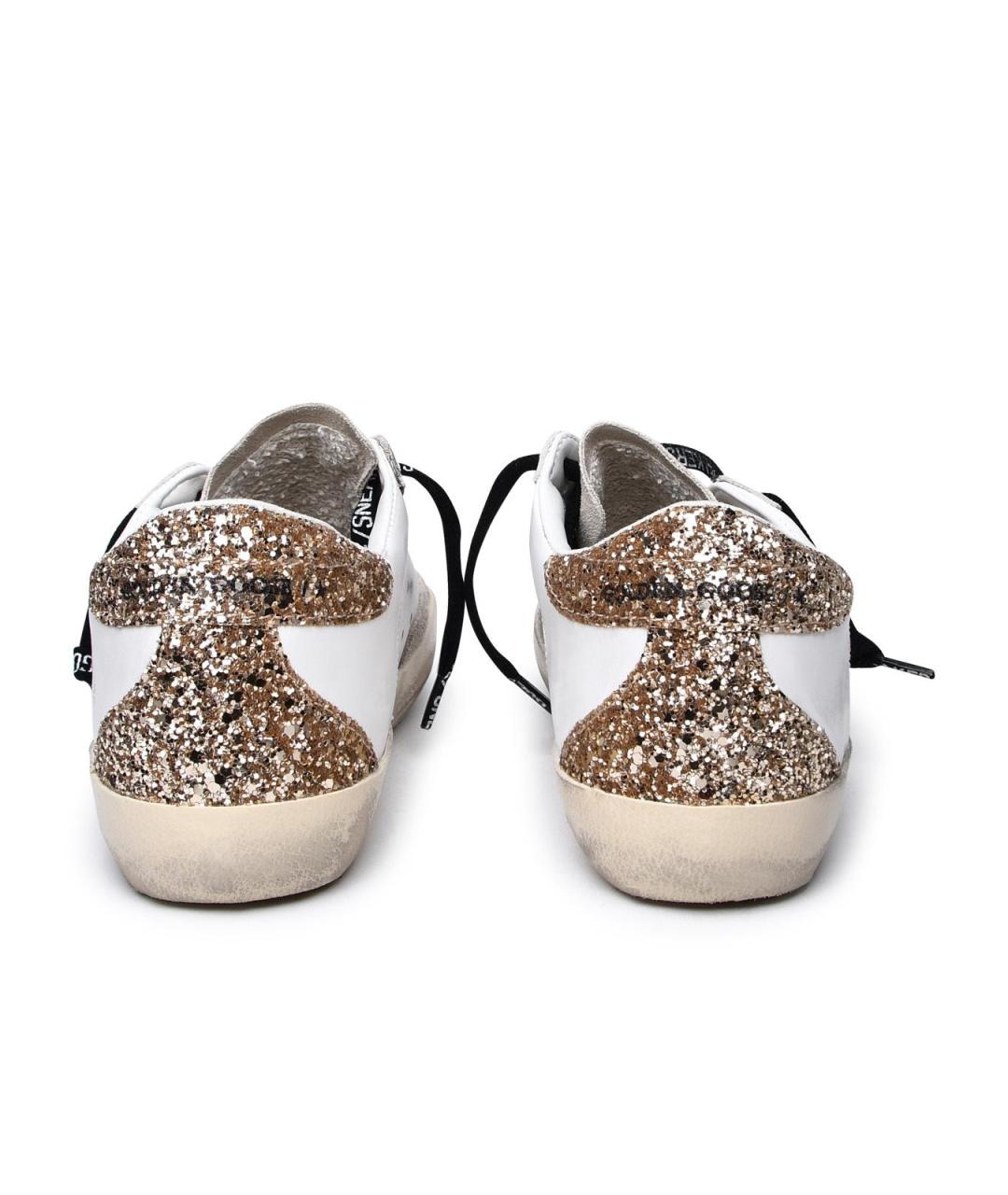 GOLDEN GOOSE Белые кожаные кеды, фото 4