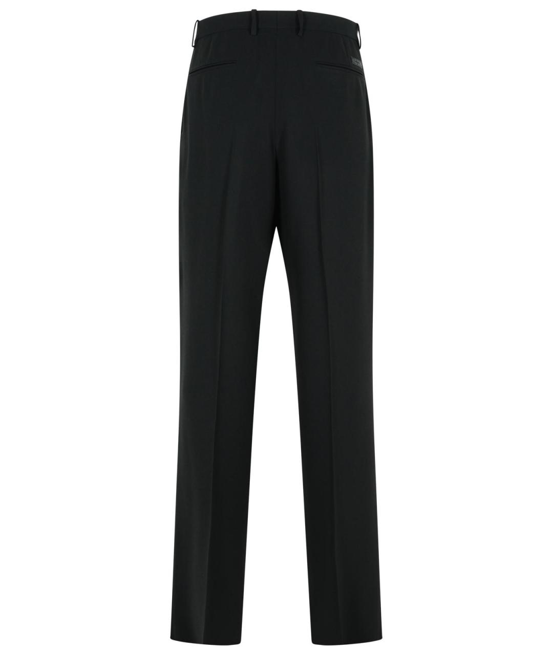 VERSACE Черные повседневные брюки, фото 3