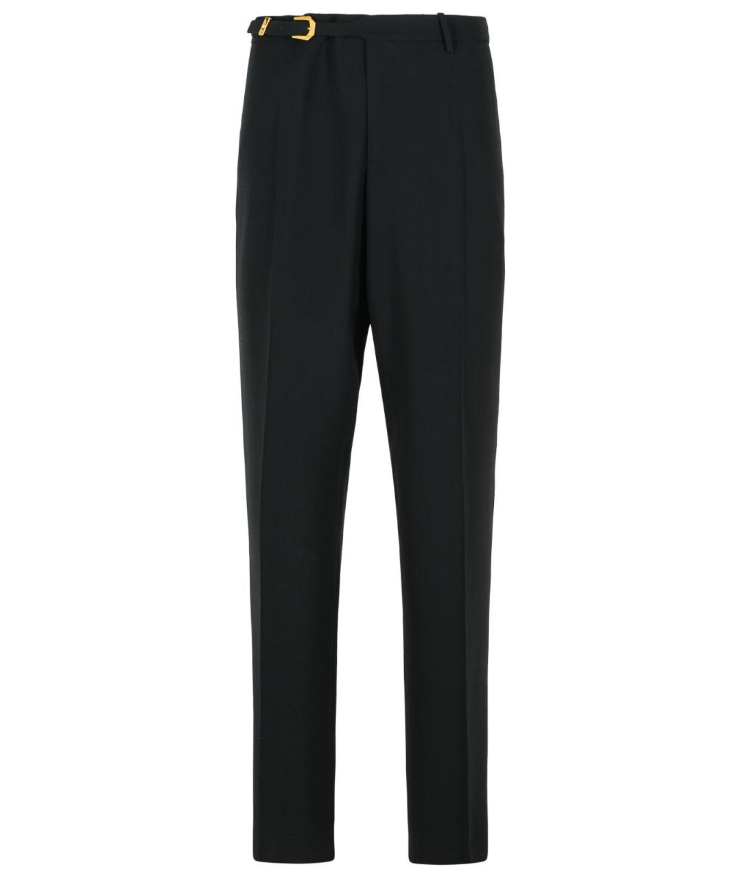 VERSACE Черные повседневные брюки, фото 1