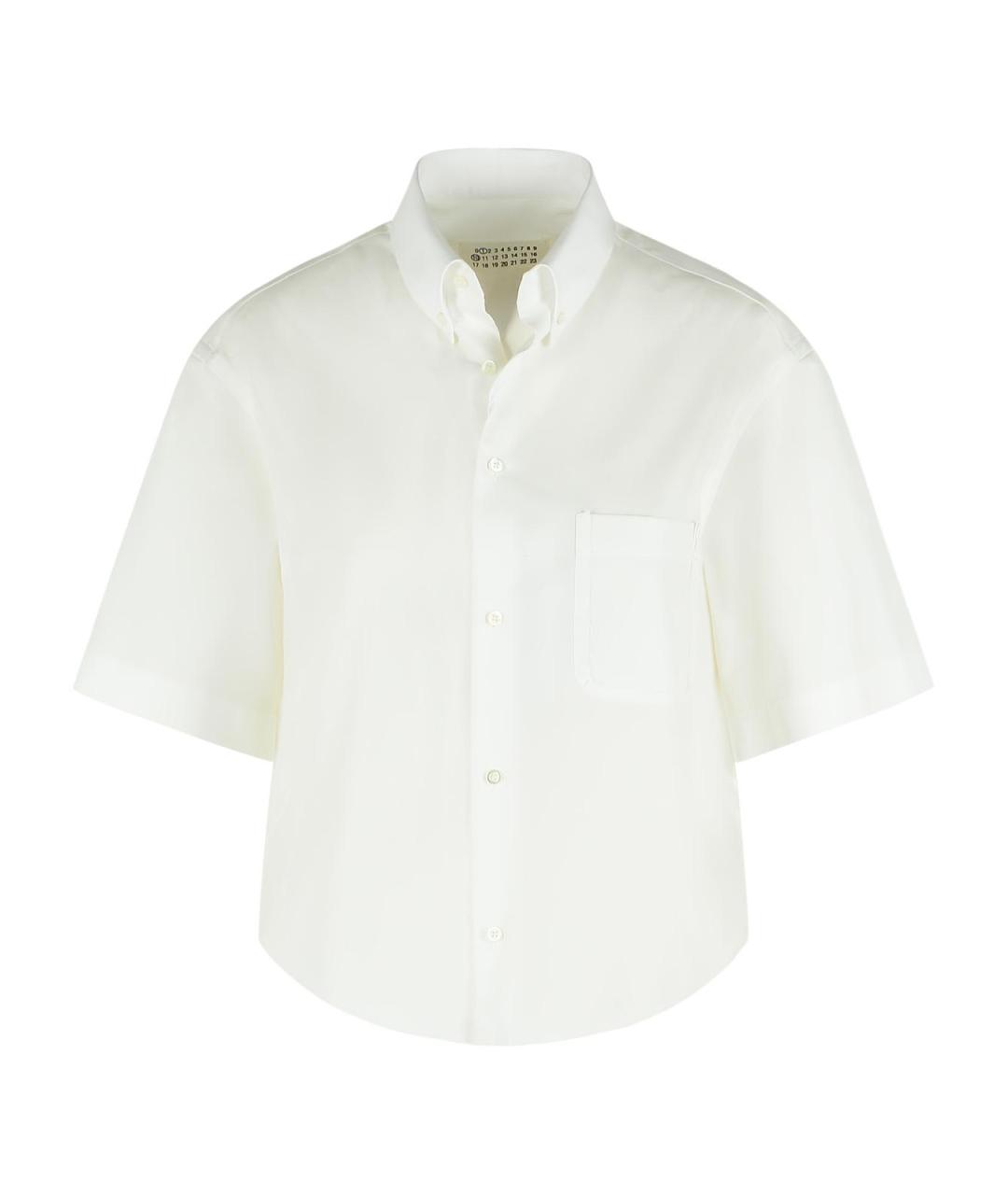 MAISON MARGIELA Белая хлопковая рубашка, фото 1
