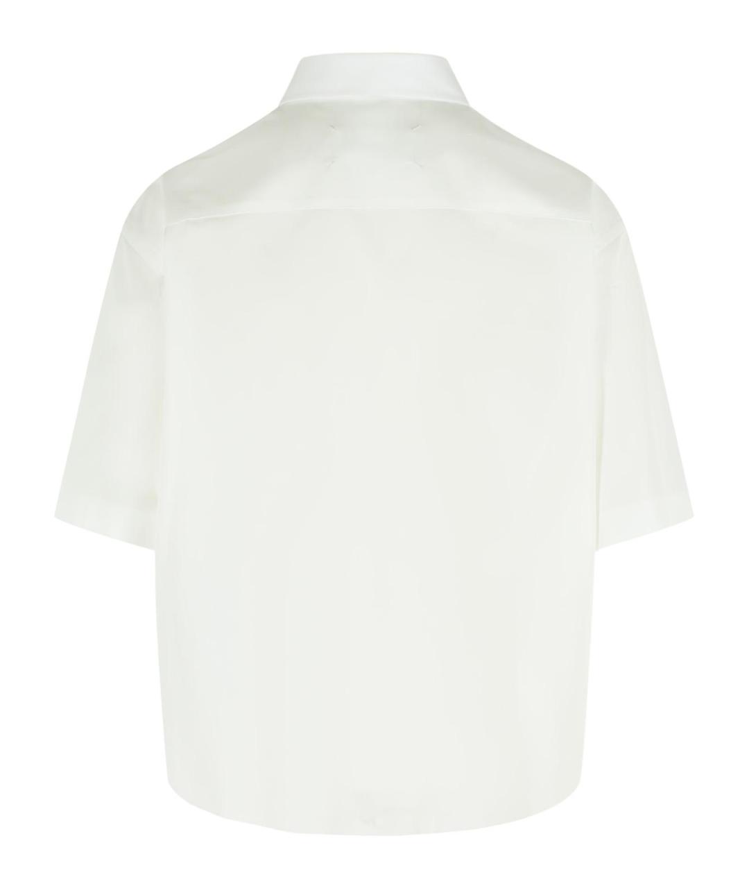 MAISON MARGIELA Белая хлопковая рубашка, фото 3