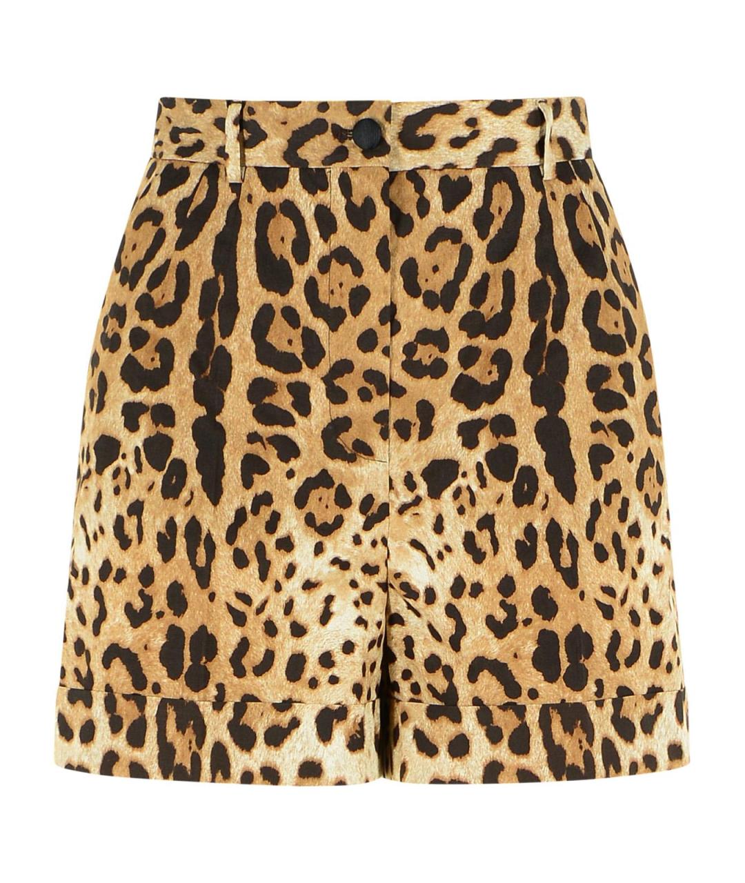 DOLCE&GABBANA Мульти хлопковые шорты, фото 1