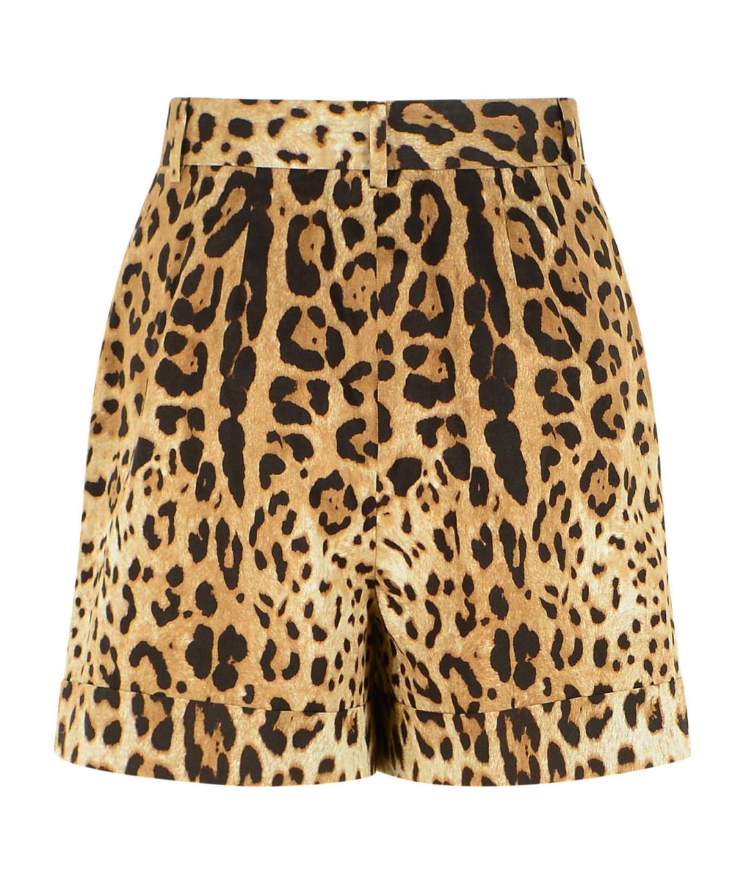 DOLCE&GABBANA Мульти хлопковые шорты, фото 3