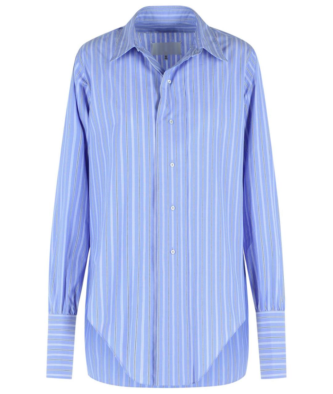 MAISON MARGIELA Голубая хлопковая рубашка, фото 1