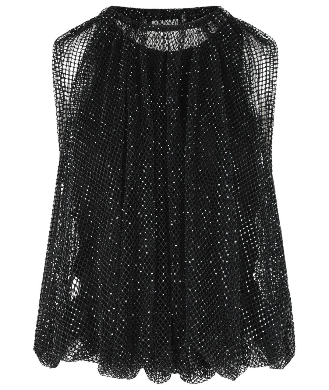 SPORTMAX Черная полиэстеровая блузы, фото 1