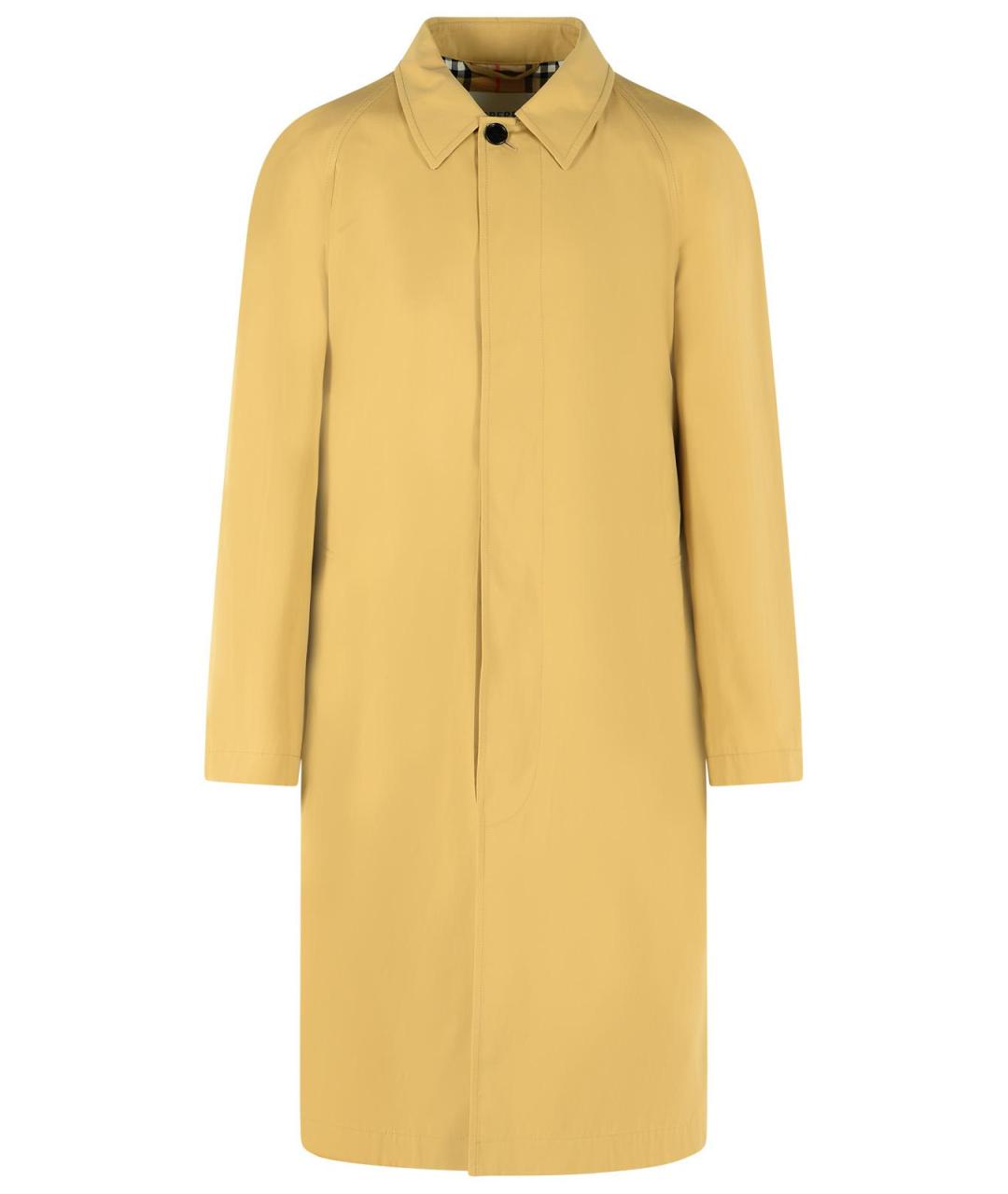 BURBERRY Бежевый хлопковый тренч / плащ, фото 1
