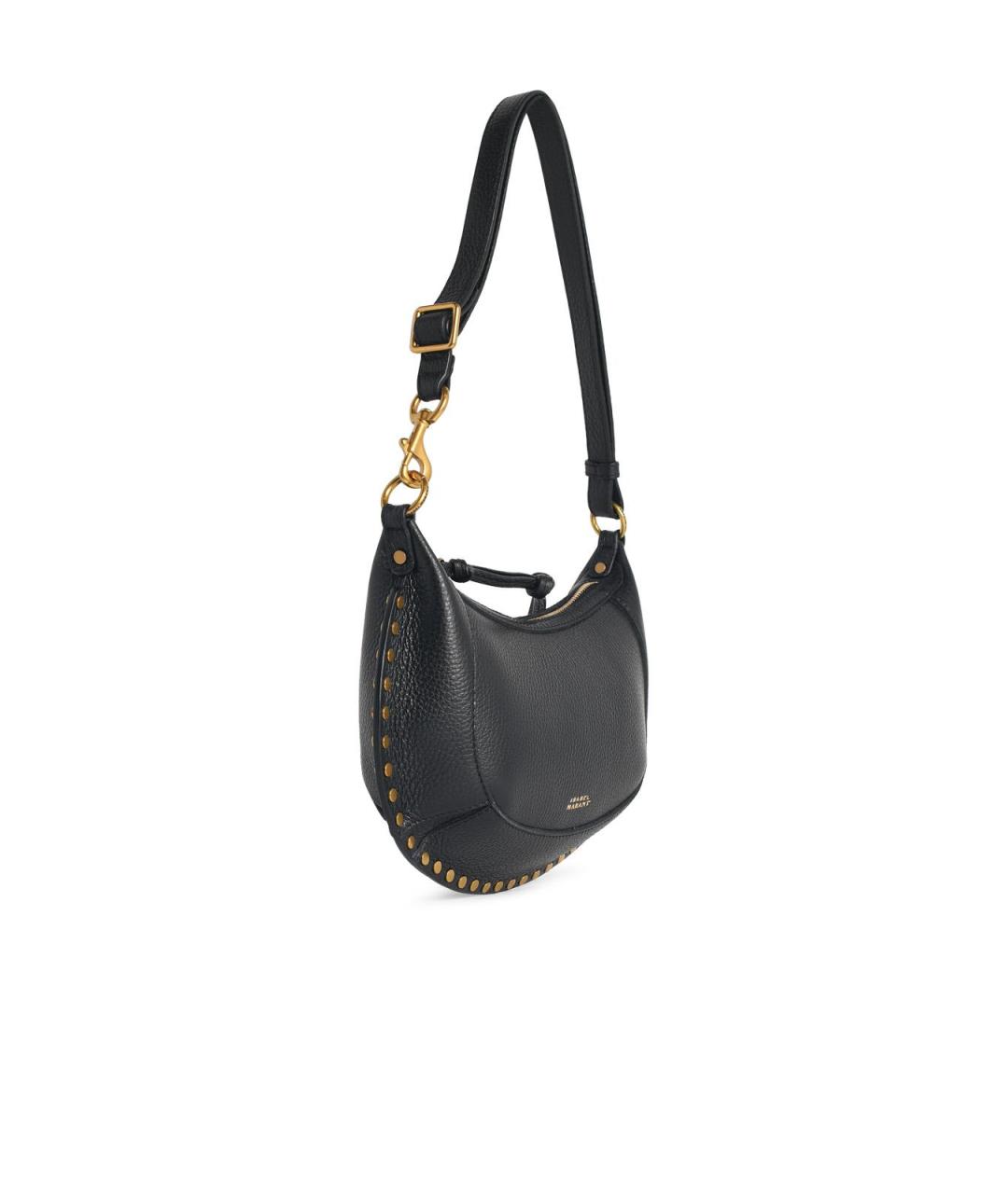 ISABEL MARANT Черная кожаная сумка через плечо, фото 2