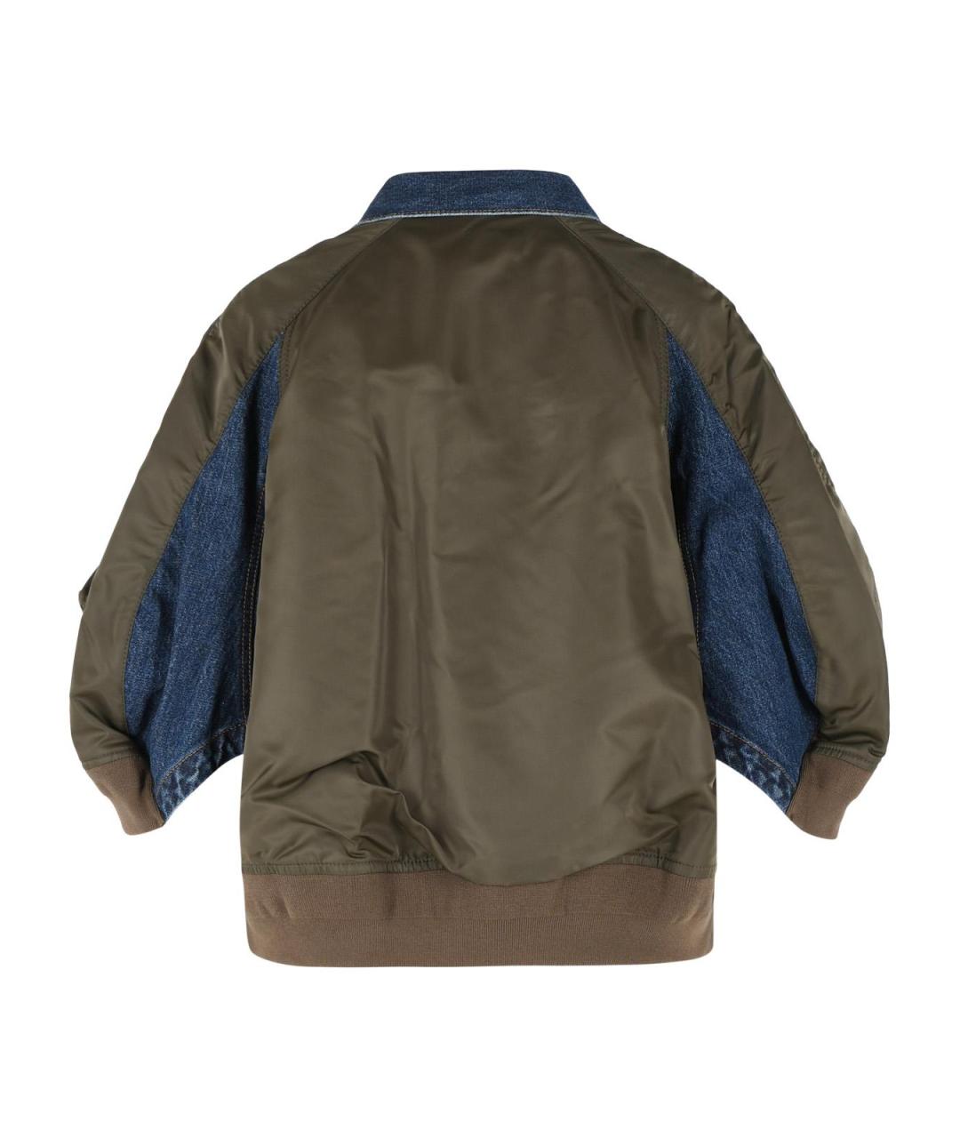 SACAI Синяя хлопковая куртка, фото 3