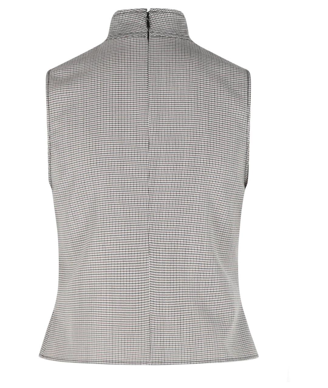 COURREGES Бежевая шерстяная блузы, фото 3