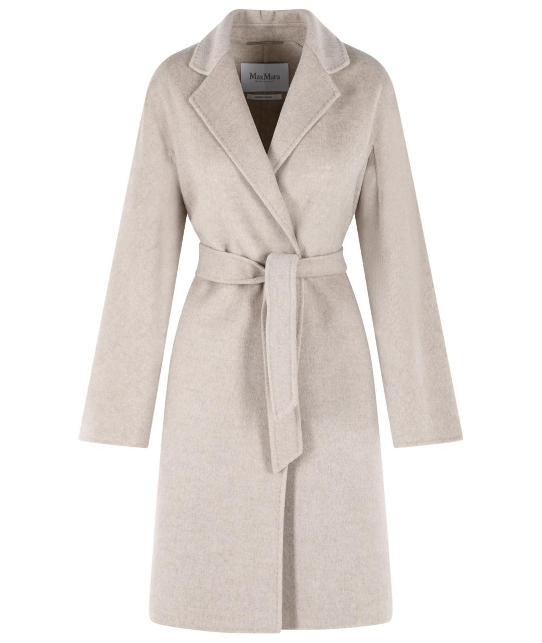 MAX MARA Бежевое кашемировое пальто, фото 1