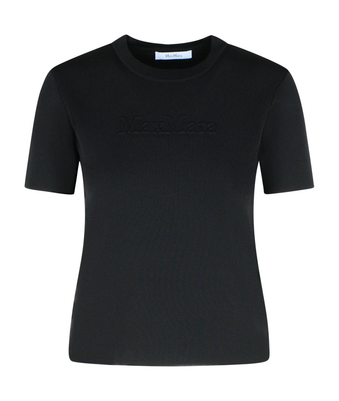 MAX MARA Черный вискозный джемпер / свитер, фото 1
