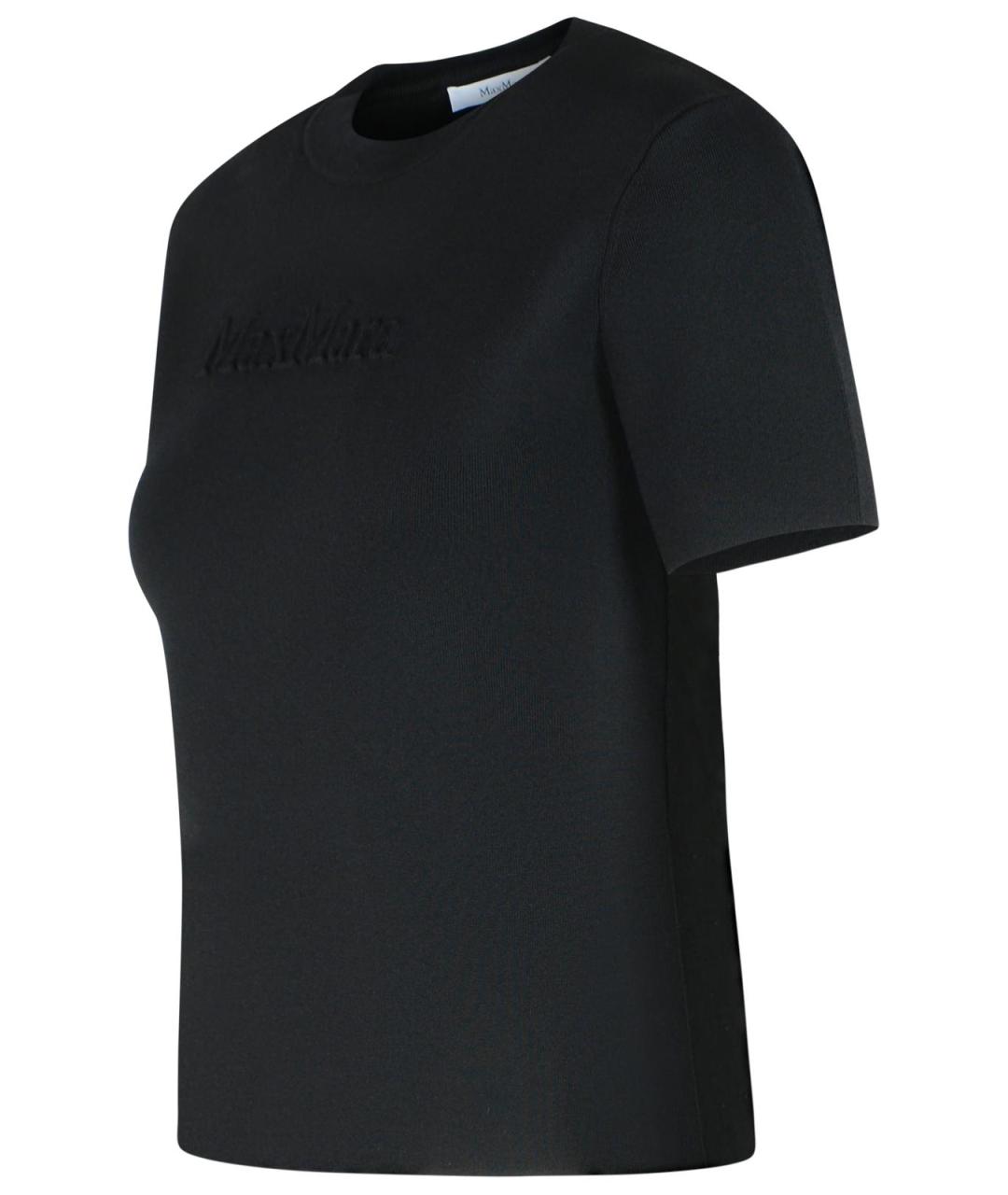 MAX MARA Черный вискозный джемпер / свитер, фото 2