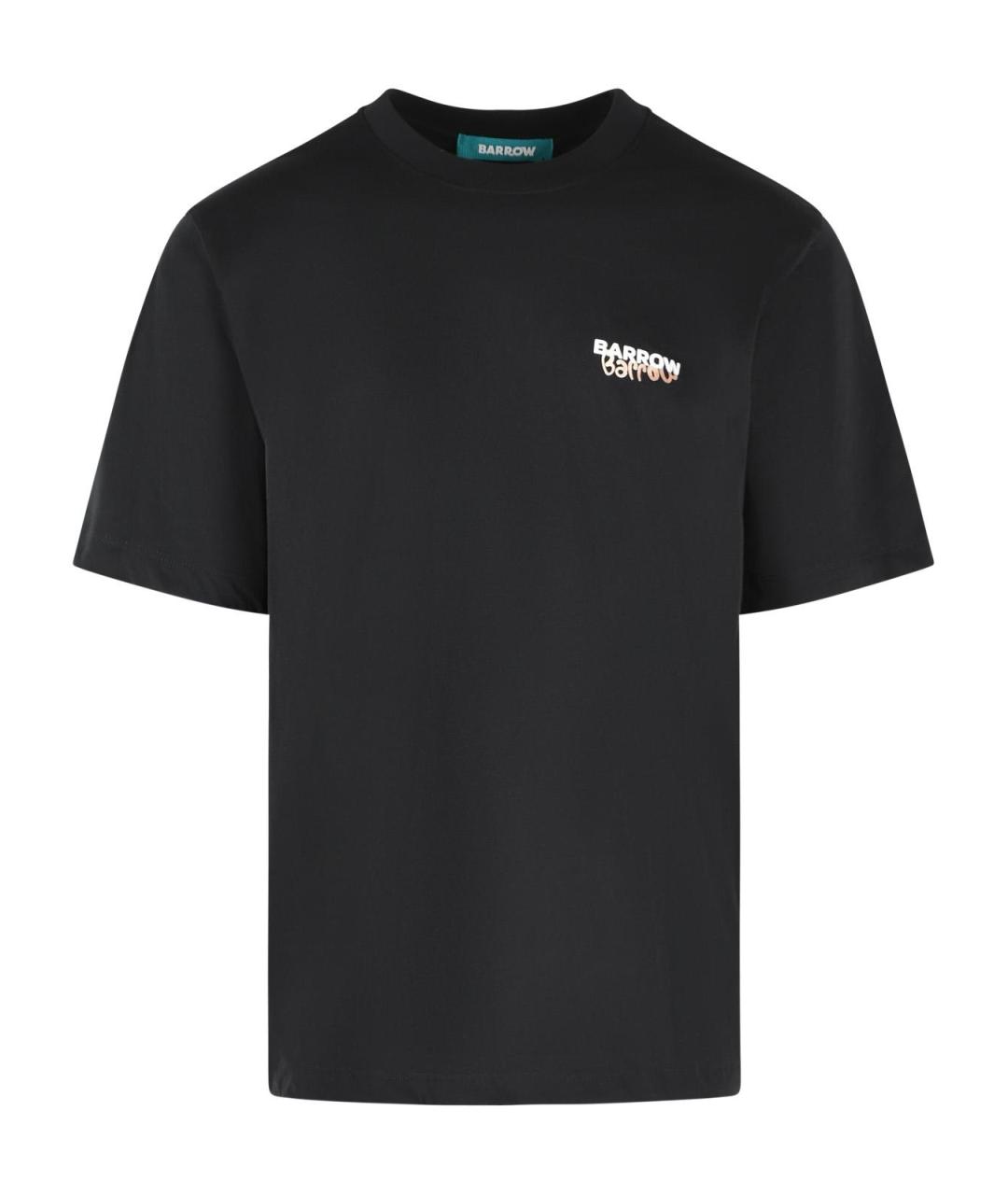 BARROW Черная хлопковая футболка, фото 1
