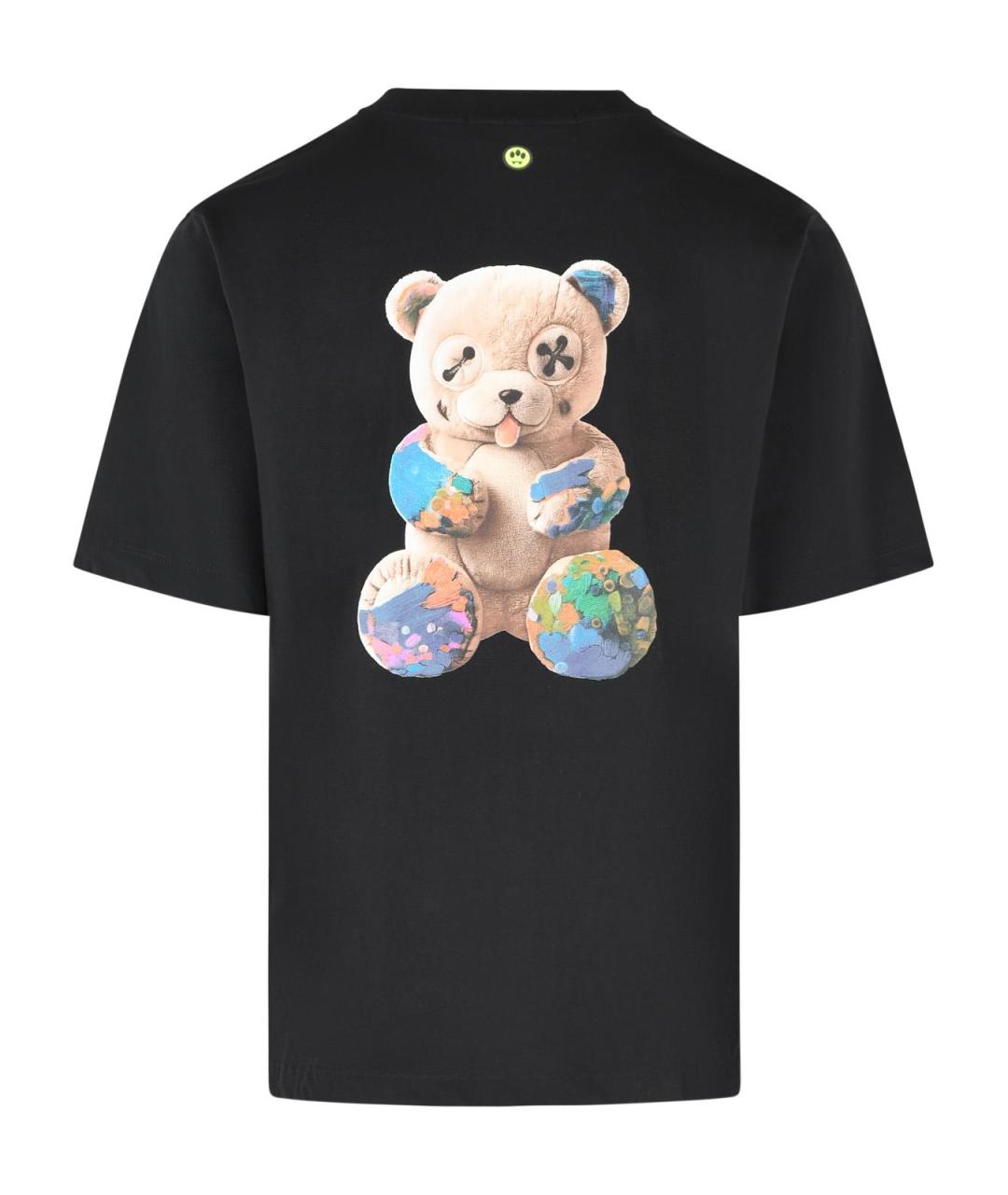 BARROW Черная хлопковая футболка, фото 3