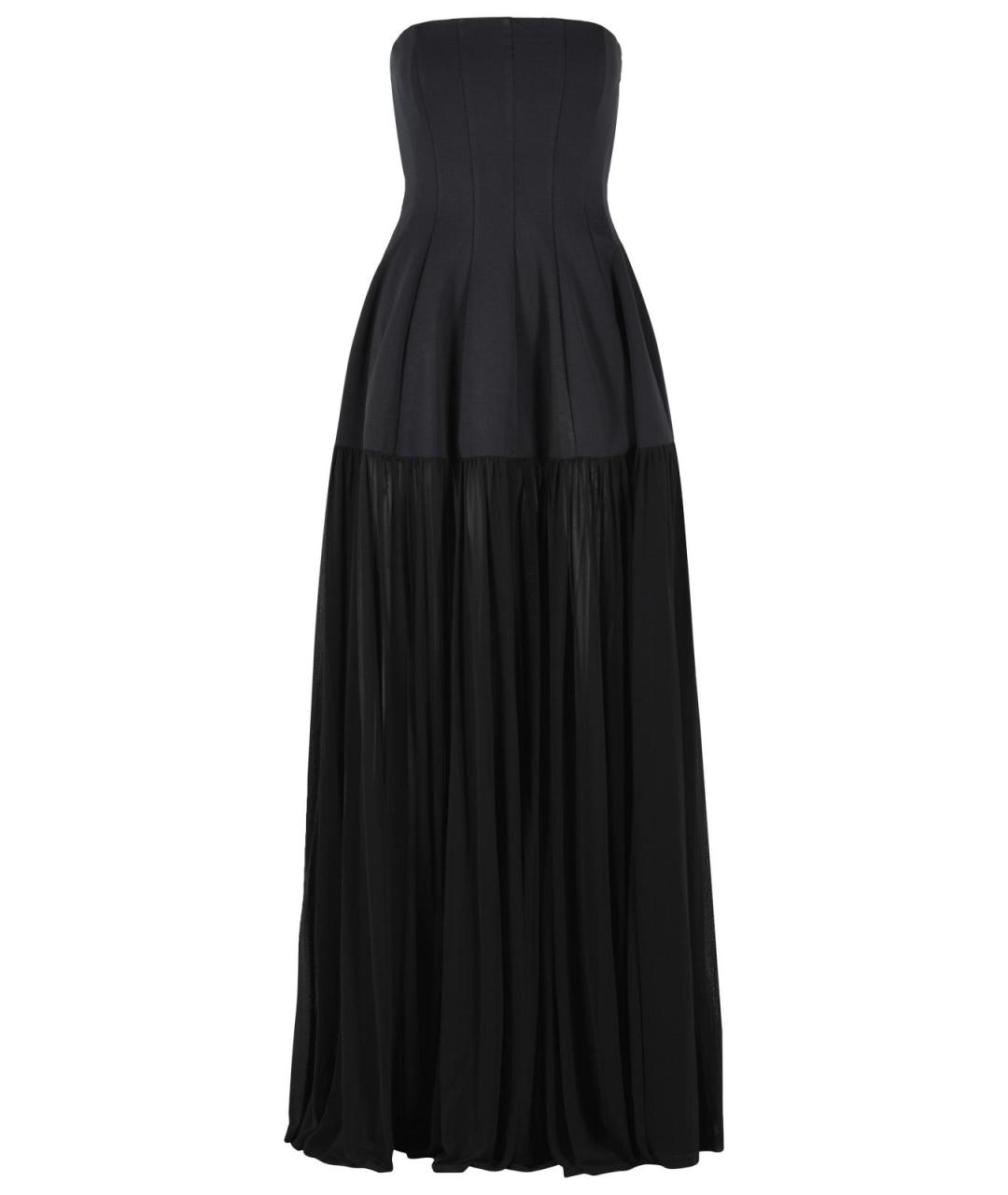 SIMKHAI Черное вискозное платье, фото 1