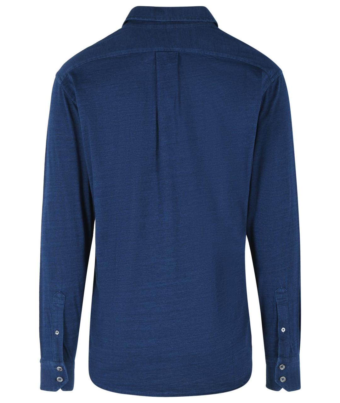 TOM FORD Синяя хлопковая кэжуал рубашка, фото 3