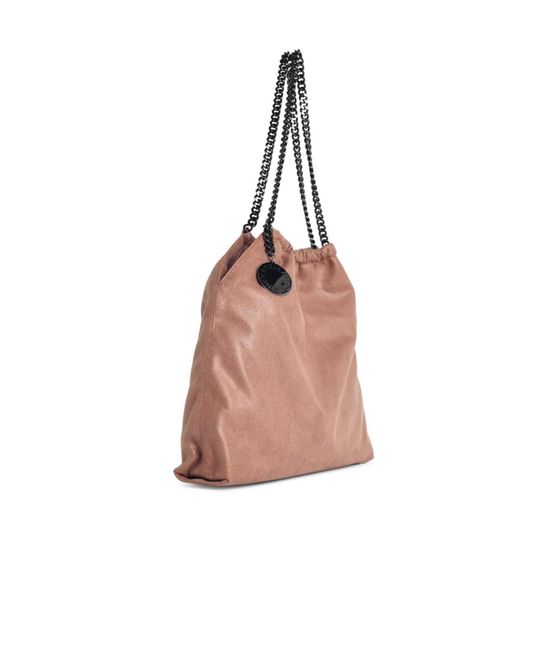 STELLA MCCARTNEY Коричневая синтетическая сумка тоут, фото 2