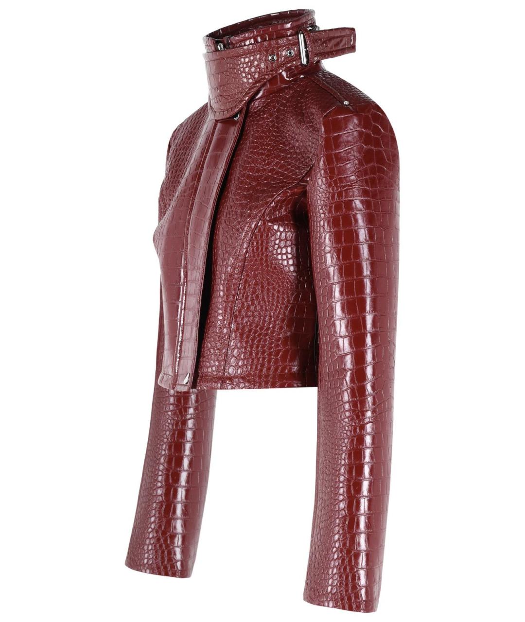 SPORTMAX Бордовая полиэстеровая куртка, фото 2