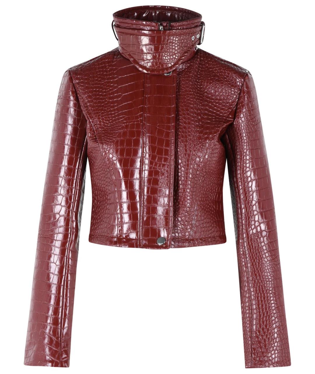 SPORTMAX Бордовая полиэстеровая куртка, фото 1