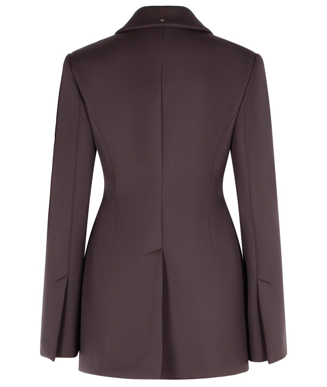 SPORTMAX Коричневый шерстяной жакет/пиджак, фото 3