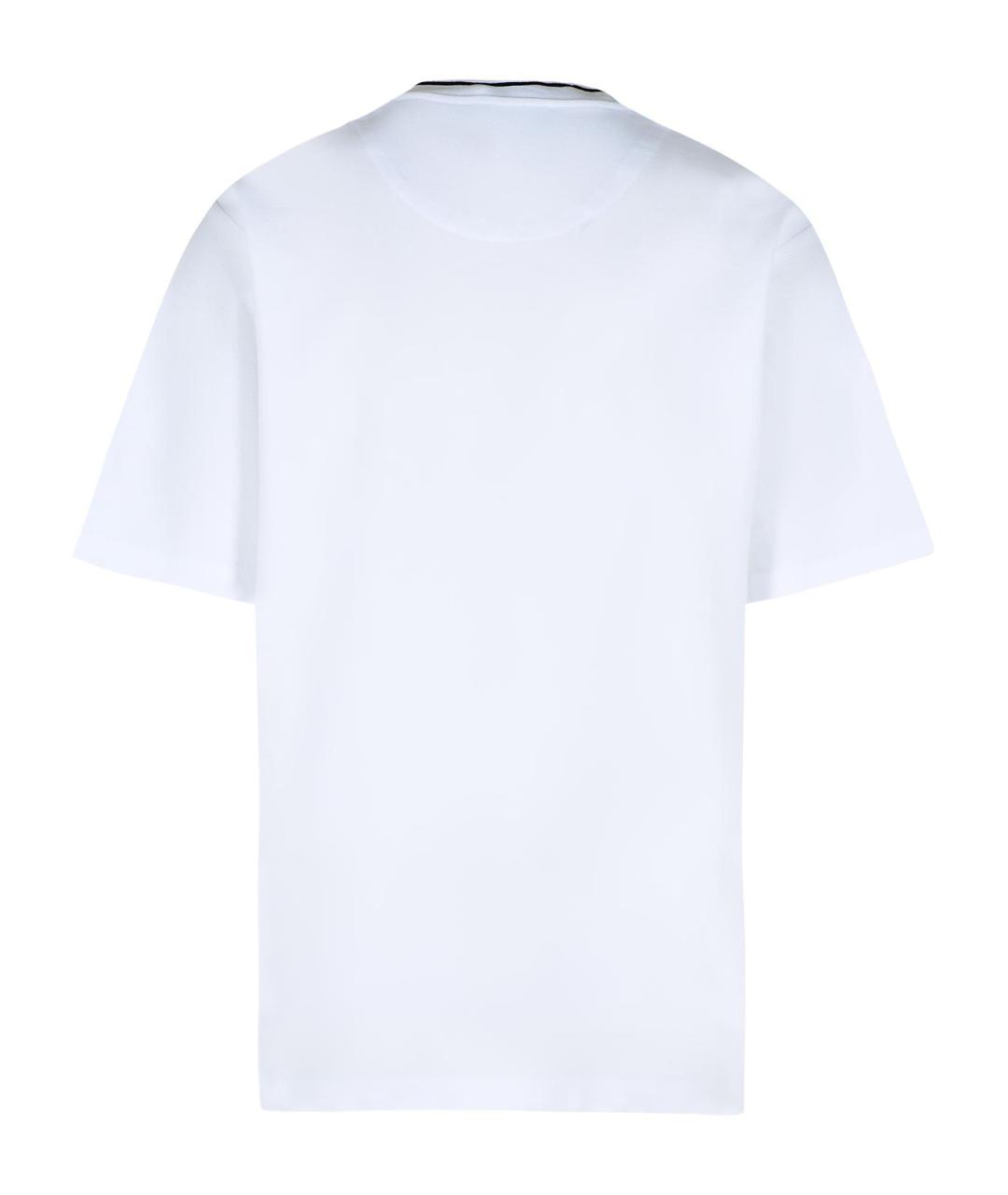 DOLCE&GABBANA Белая хлопковая футболка, фото 3