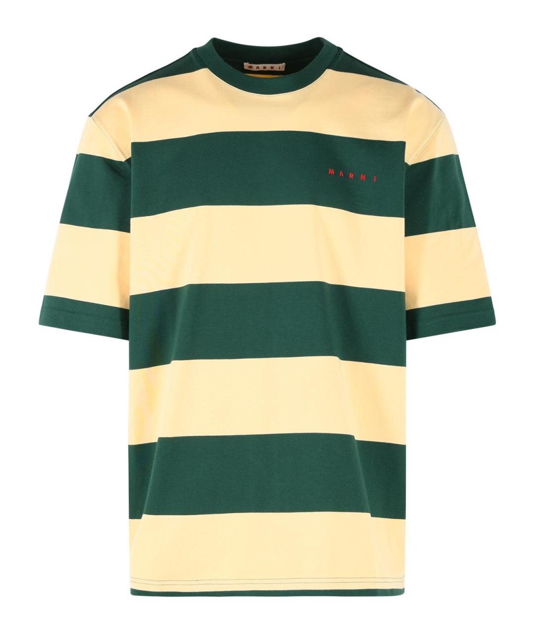 MARNI Мульти хлопковая футболка, фото 1