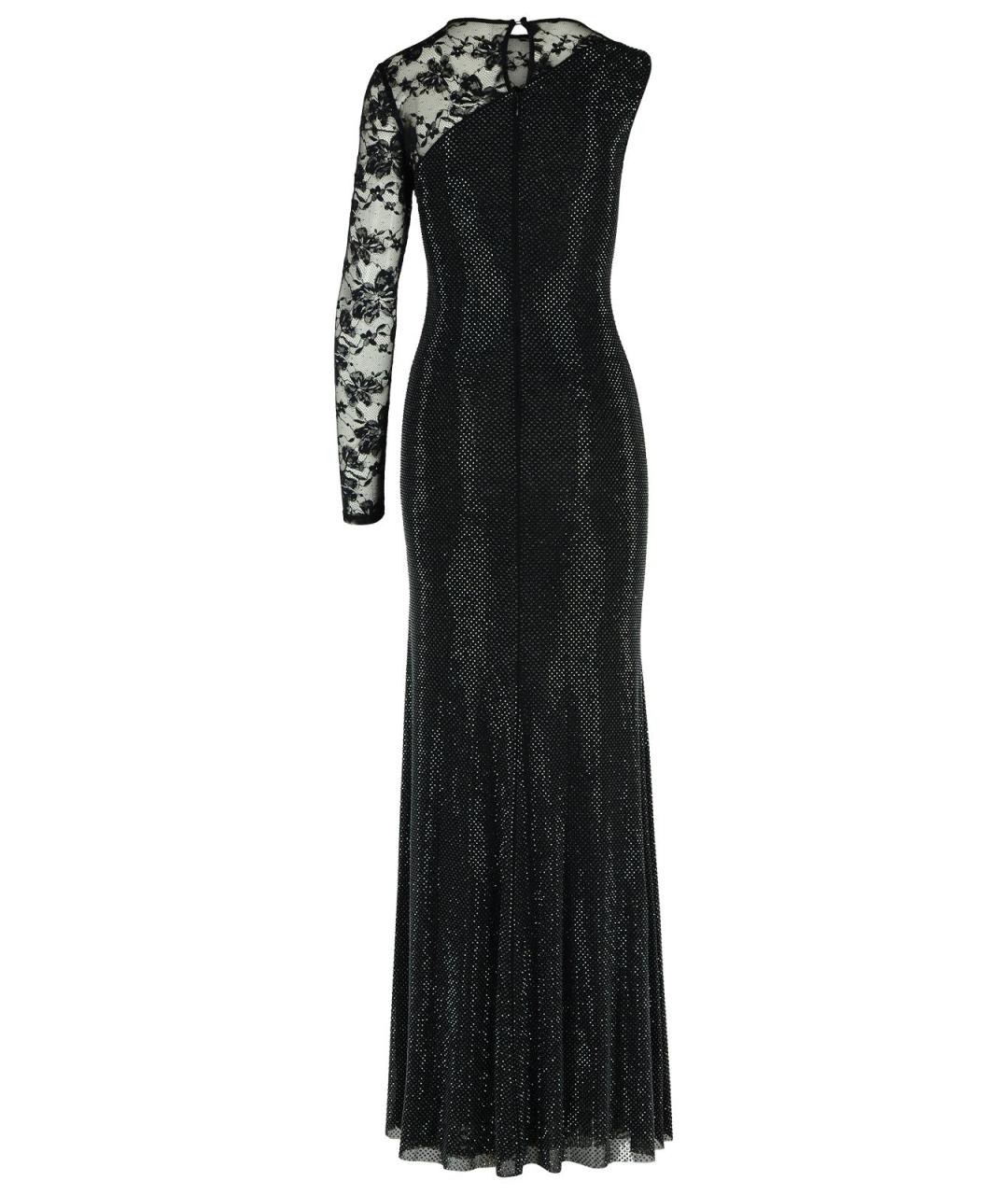 SELF-PORTRAIT Черное полиэстеровое вечернее платье, фото 3