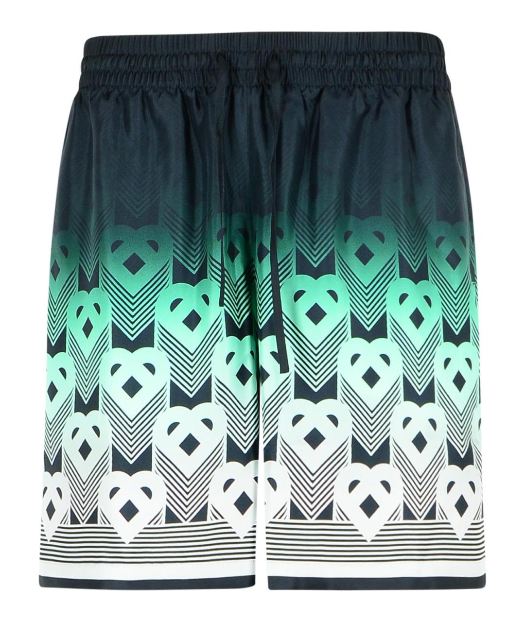 CASABLANCA Зеленые шелковые шорты, фото 1