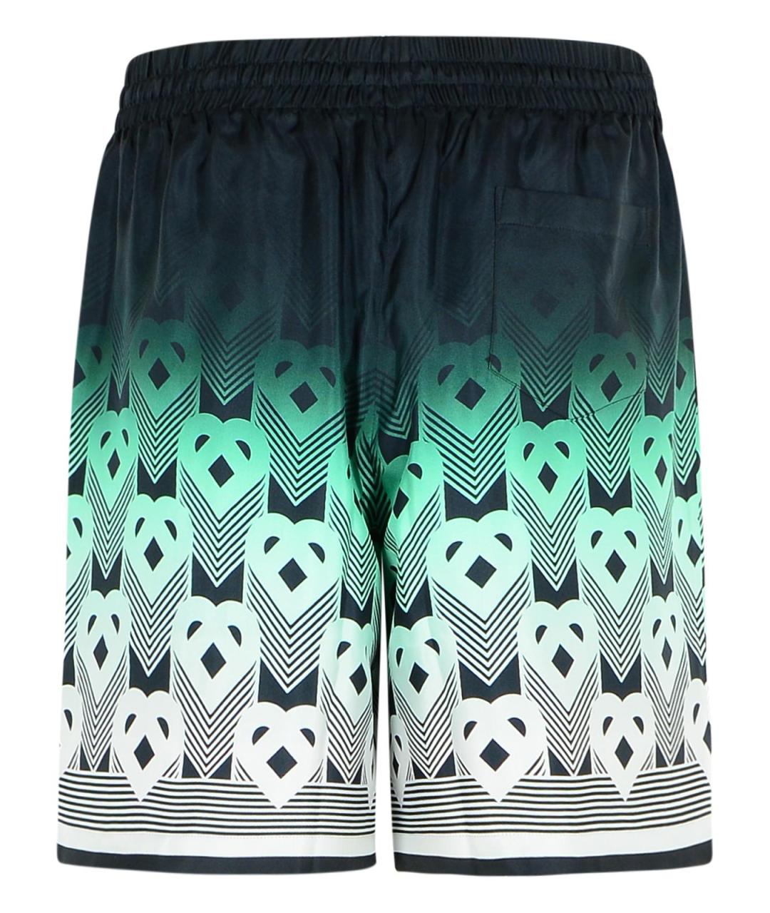 CASABLANCA Зеленые шелковые шорты, фото 3