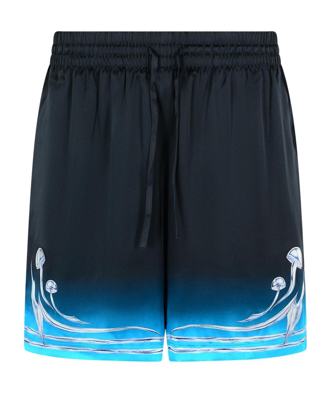 CASABLANCA Черные шелковые шорты, фото 1