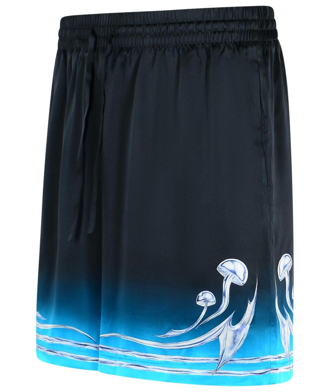 CASABLANCA Черные шелковые шорты, фото 2