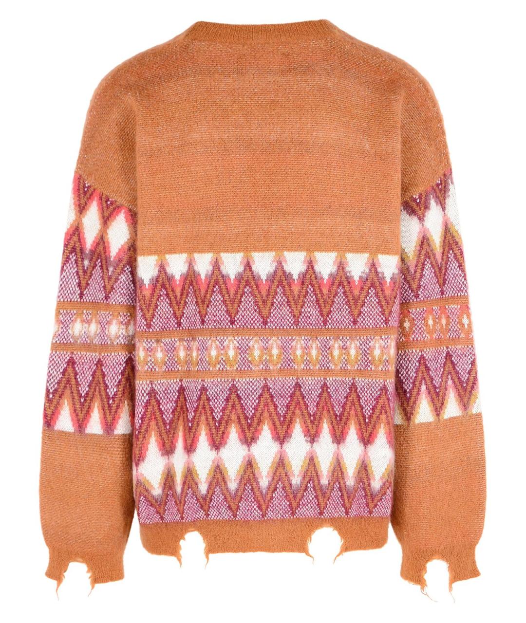 LANEUS Коричневый шерстяной кардиган, фото 3