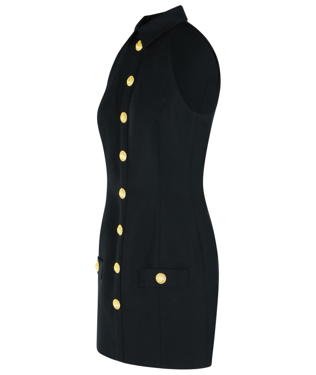 BALMAIN Черное коктейльное платье, фото 2