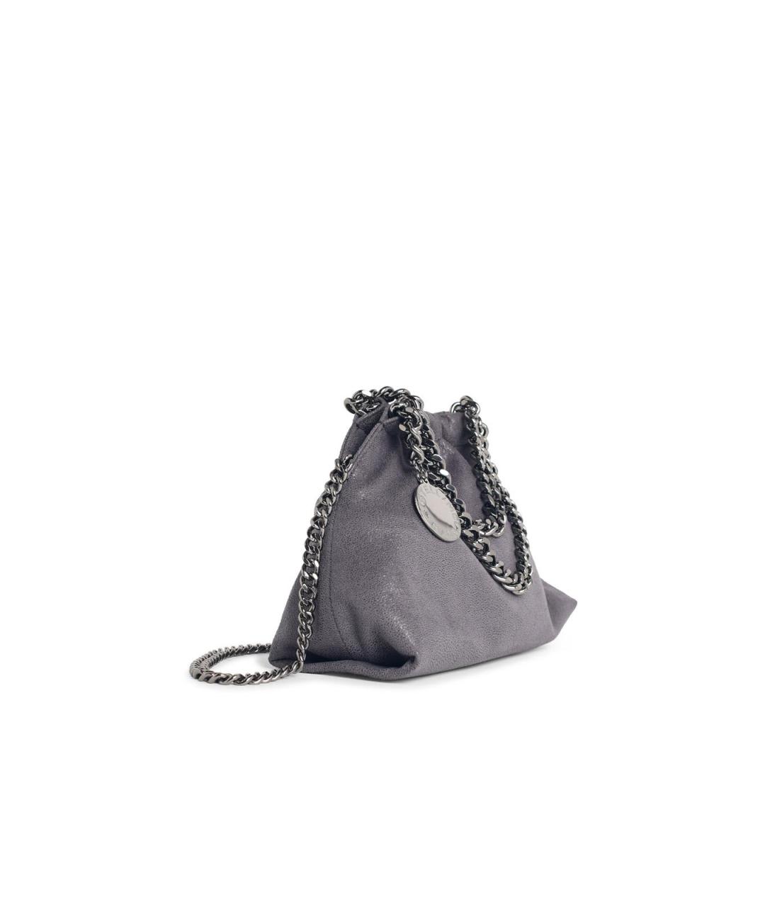 STELLA MCCARTNEY Серая синтетическая сумка через плечо, фото 2
