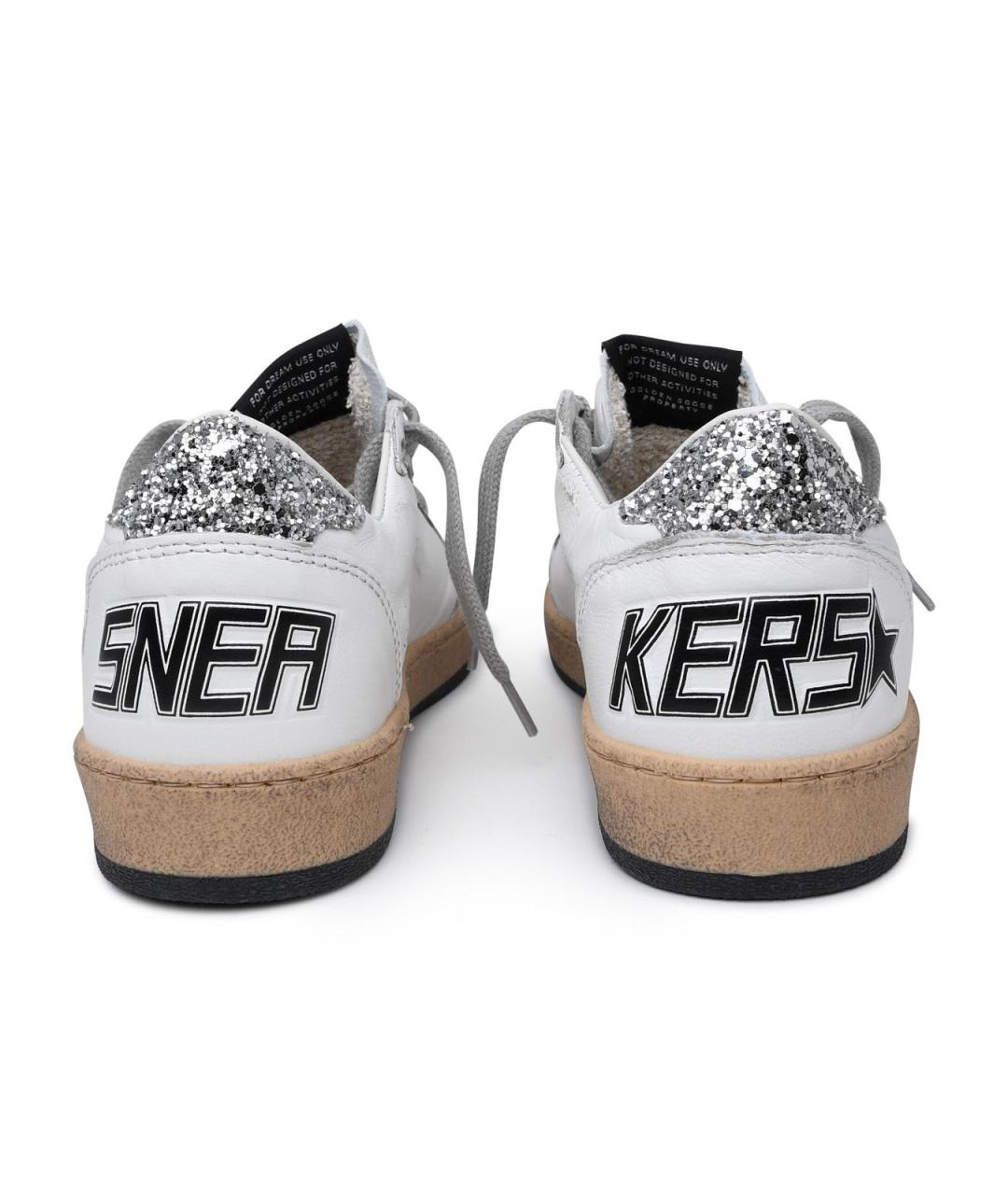 GOLDEN GOOSE DELUXE BRAND Белые кожаные кеды, фото 4