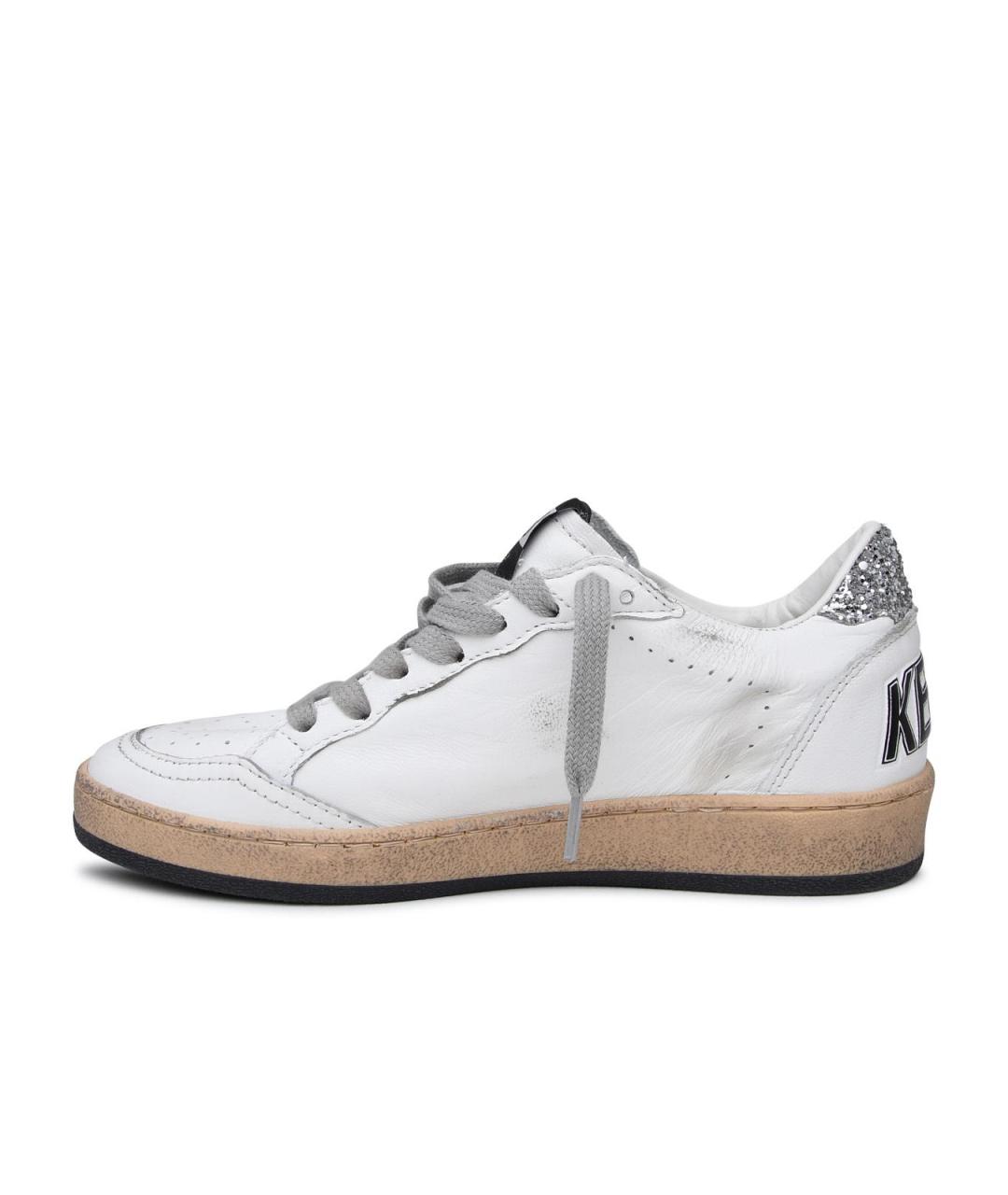 GOLDEN GOOSE DELUXE BRAND Белые кожаные кеды, фото 3