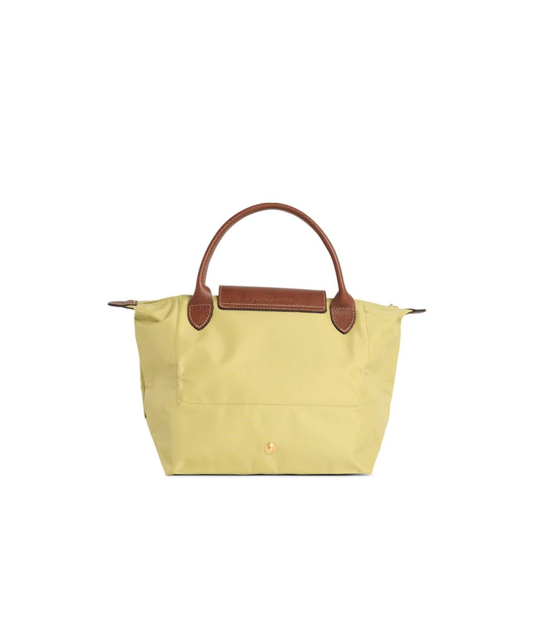 LONGCHAMP Зеленая синтетическая сумка тоут, фото 3